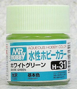 Gunze - Aqueous Hobby Colors H031 - White Green (Gloss)