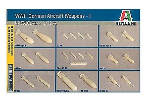 ITALERI - WWII GERMAN AIRCRAFT WEAPONS 1 - 1/72