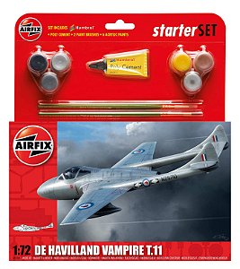 AirFix - DeHavilland Vampire T.11 (Starter Set) - 1/72