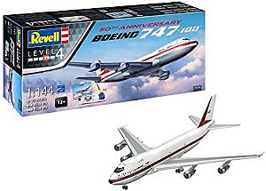 REVELL - Gift Set Boeing 747-100 - 50o. Aniversário - 1/144 - NOVIDADE!