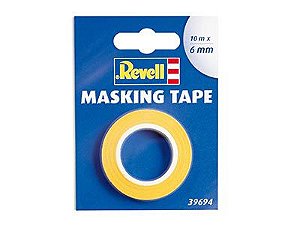 Fita adesiva para máscara de pintura (Masking Tape) - 6mm