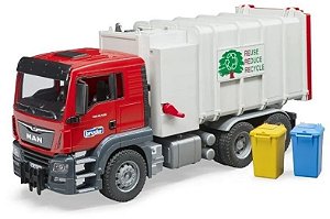 Bruder - Caminhão de Lixo Reciclável MAN TGS - 1/16