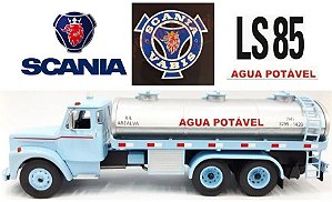 Ixo - Caminhão Scania Vabis LS85 1970 - Água Potável RR Arealva - 1/43