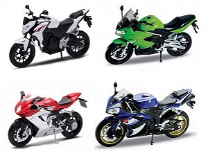 Welly - Motos Super Esportivas Variadas - 1/10