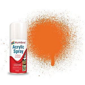 Humbrol - Acrylic Spray 018 - Orange (Gloss) - 150ml