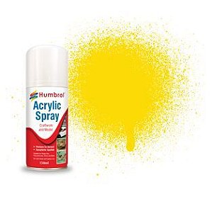 Humbrol - Acrylic Spray 069 - Yellow (Gloss) - 150ml