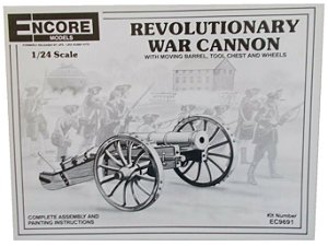 Encore Models - Revolutionary War Cannon - 1/24