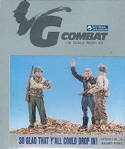 GUNZE - SO GLAD THAT YOU´LL COULD DROP IN! (Set C/ 3 FIGURAS) - 1/35