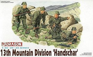 DRAGON - 13TH MOUNTAIN DIVISION 'HANDSCHAR' ('39~'45) - 1/35