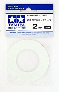 TAMIYA - MASKING TAPE FOR CURVES 2MM - MÁSCARA PARA CURVAS