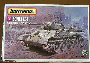 MATCHBOX - T-34 WITH DIORAMA - 1/76