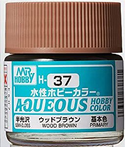 Gunze - Aqueous Hobby Colors H037 - Wood Brown (Semi-Gloss)