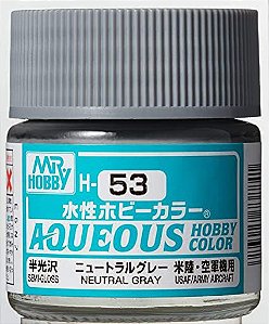 Gunze - Aqueous Hobby Colors H053 - Neutral Gray (Semi-Gloss)