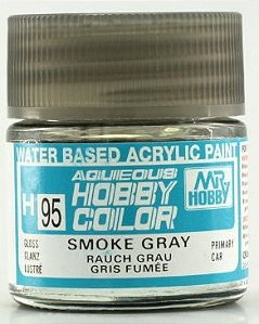 Gunze - Aqueous Hobby Colors H095 - Smoke Gray (Gloss)