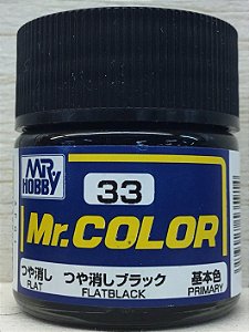 Gunze - Mr.Color C033 - Flat Black