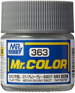 Gunze - Mr.Color C363 - BS6363 Medium Seagray (Flat 75%)