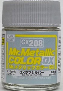 Gunze - Mr.Metallic Color GX208 - Rough Silver (Metallic)