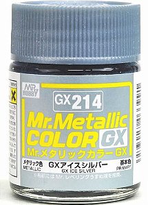 Gunze - Mr.Metallic Color GX214 - Ice Silver (Metallic)