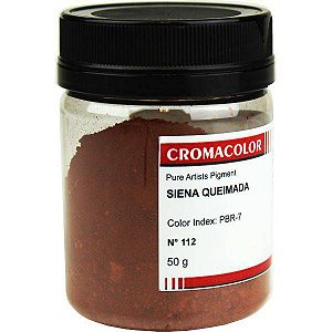 NOVIDADE - Cromacolor - Pigmento Siena Queimada 50g