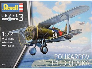 Revell - Polikarpov I-153 Chaika - 1/72