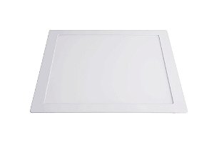 Plafon/Painel de Embutir LED Slim Quadrada 24W Luminária Teto Gesso Drywall