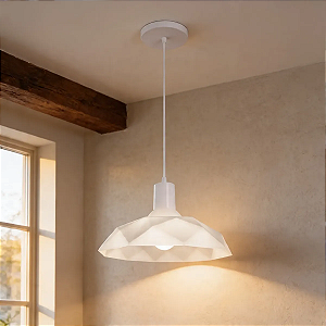 Lustre Pendente Sides M3 E27 – Luminária Moderna para Sala, Quarto e Balcão Praia