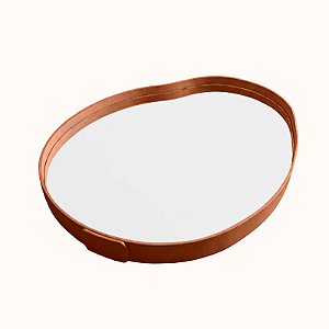 Bandeja Decorativa Espelhada Luxo Para Sala e Lavabo Flyt 38CM