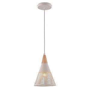 Lustre/Pendente Alumínio RPX Brise Branco Design Moderno Industrial