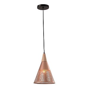 Lustre/Pendente Alumínio RPX Brise Cobre/Rose Gold Design Moderno Industrial