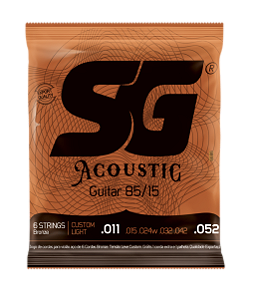 ENCORDOAMENTO SG VIOLAO 011 AÇO BRONZE 6686