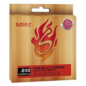 ENCORDOAMENTO SOLEZ VIOLÃO 12 CORDAS SLANPB10-12S