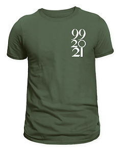 CAMISETA '99 20 21' - VERDE MUSGO