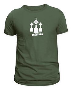 CAMISETA 'TAÇA LIBERTADORES OBSESSÃO' - VERDE MUSGO