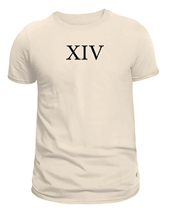 CAMISETA 'XIV' - OFF WHITE