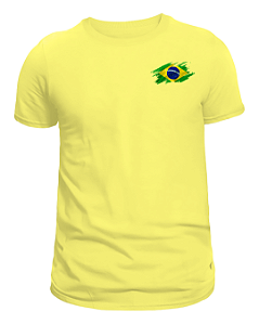 CAMISETA SABE SER BRASILEIRO – AMARELA