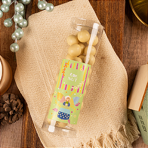 Tubo Dragée Branco de Flocos