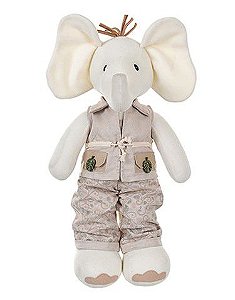 Elefante Safári Pelúcia