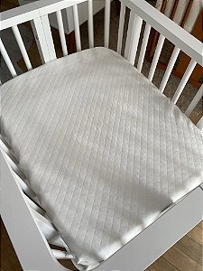 Lençol Mini Berço - Malha Matelasse Em Elástico