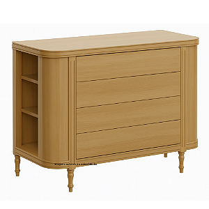 Cômoda Toy - Madeira Mel