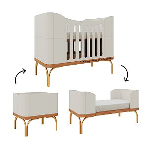 Berço Aquarela - 3 em 1 - Areia