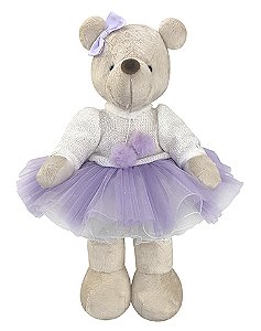 Ursa de Pelúcia Kikinha - Honey Lilás