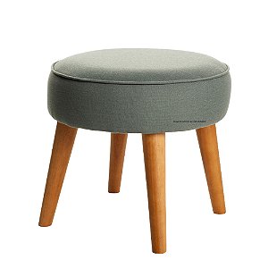 Puff Slim - Linho Verde - Tecido 102A - prontaentrega