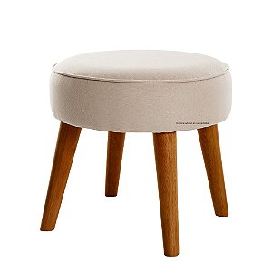 Puff Slim - Linho Bege - Tecido 226B