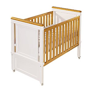 Berço Encanto 2 em 1 - Branco Com Mel