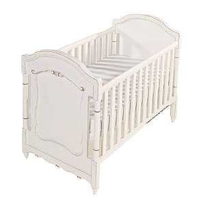 Berço Lilie 2 em 1 - Branco Provençal