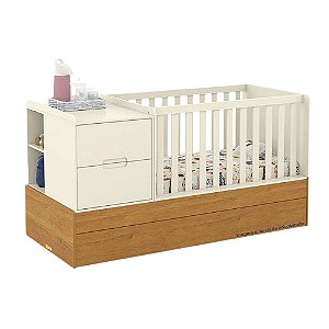 Berço Formare - Multifuncional - Off White / Freijó - 61510