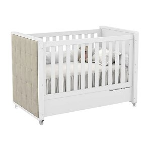 Berço Tutto New - Branco - Com Capitonê - 61734