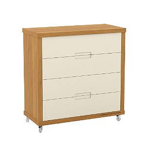 Gaveteiro Tutto New - Freijó / Off White - 20266