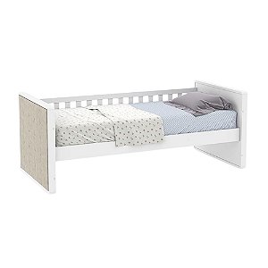 Cama Babá Tutto New - Com Capitonê - Branco Soft - 51613