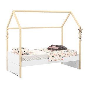 Cama Kids Liv - Branco / Natural - 51578
